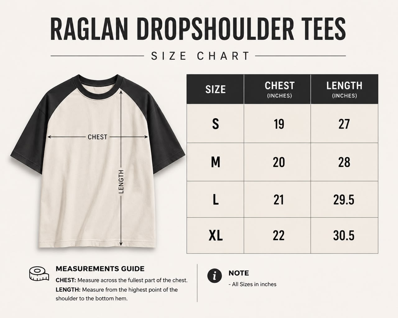 Raglan Dropshoulder Tshirt - Steel Grey