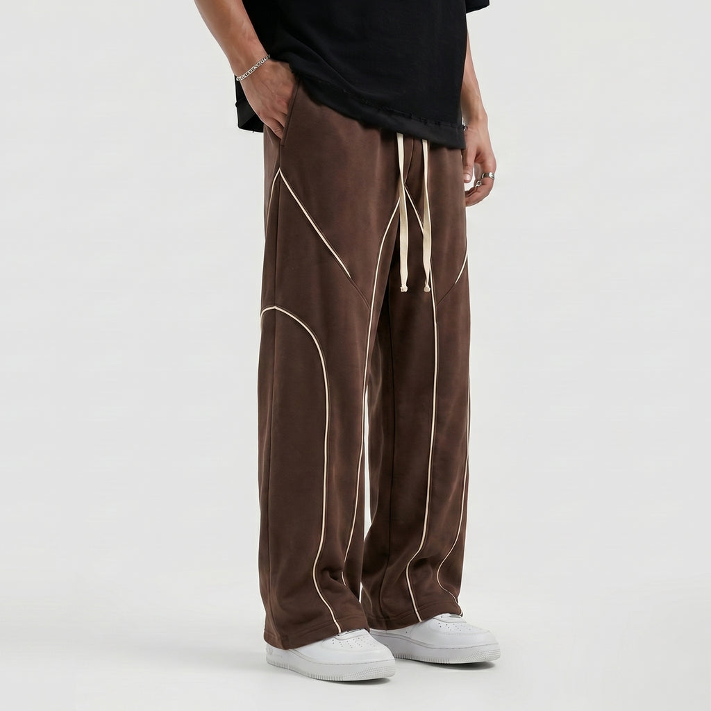 FLEXLINE BAGGY TROUSER - CHOCOLATE
