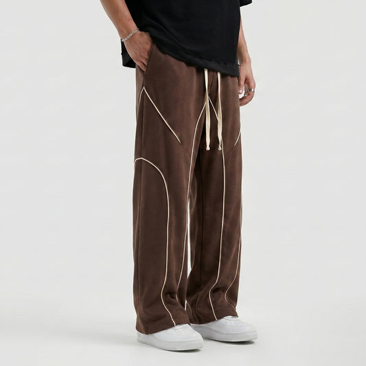 FLEXLINE BAGGY TROUSER - CHOCOLATE