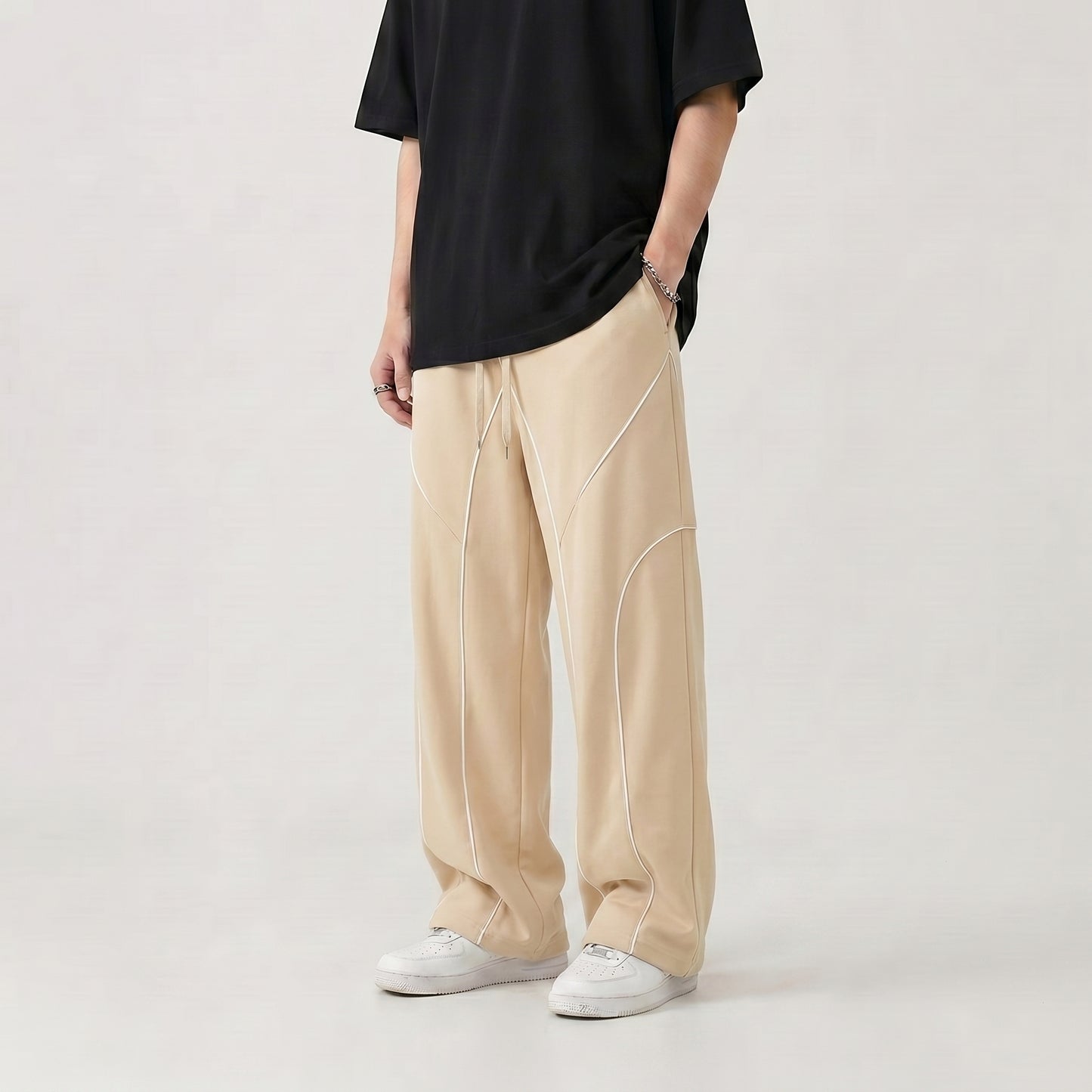 FLEXLINE BAGGY TROUSER - BIEGE