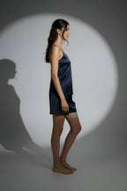 Midnight Camisole Silk PJ Set - Navy
