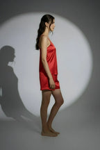 Midnight Camisole Silk PJ Set - Red