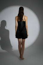 Midnight Camisole Silk PJ Set - Black