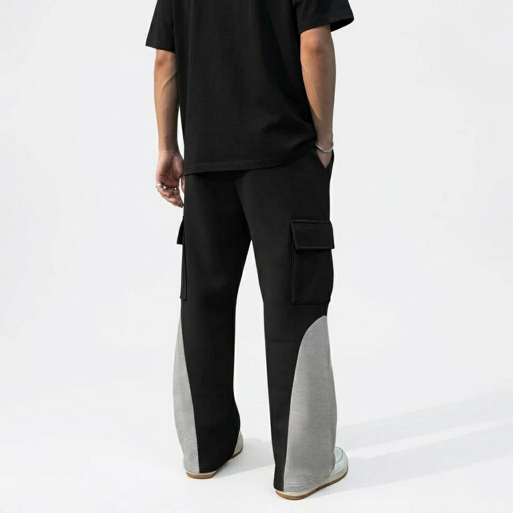 Edge Panel Cargo Trouser - Black (Summer)