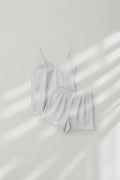 Midnight Camisole Silk PJ Set - White