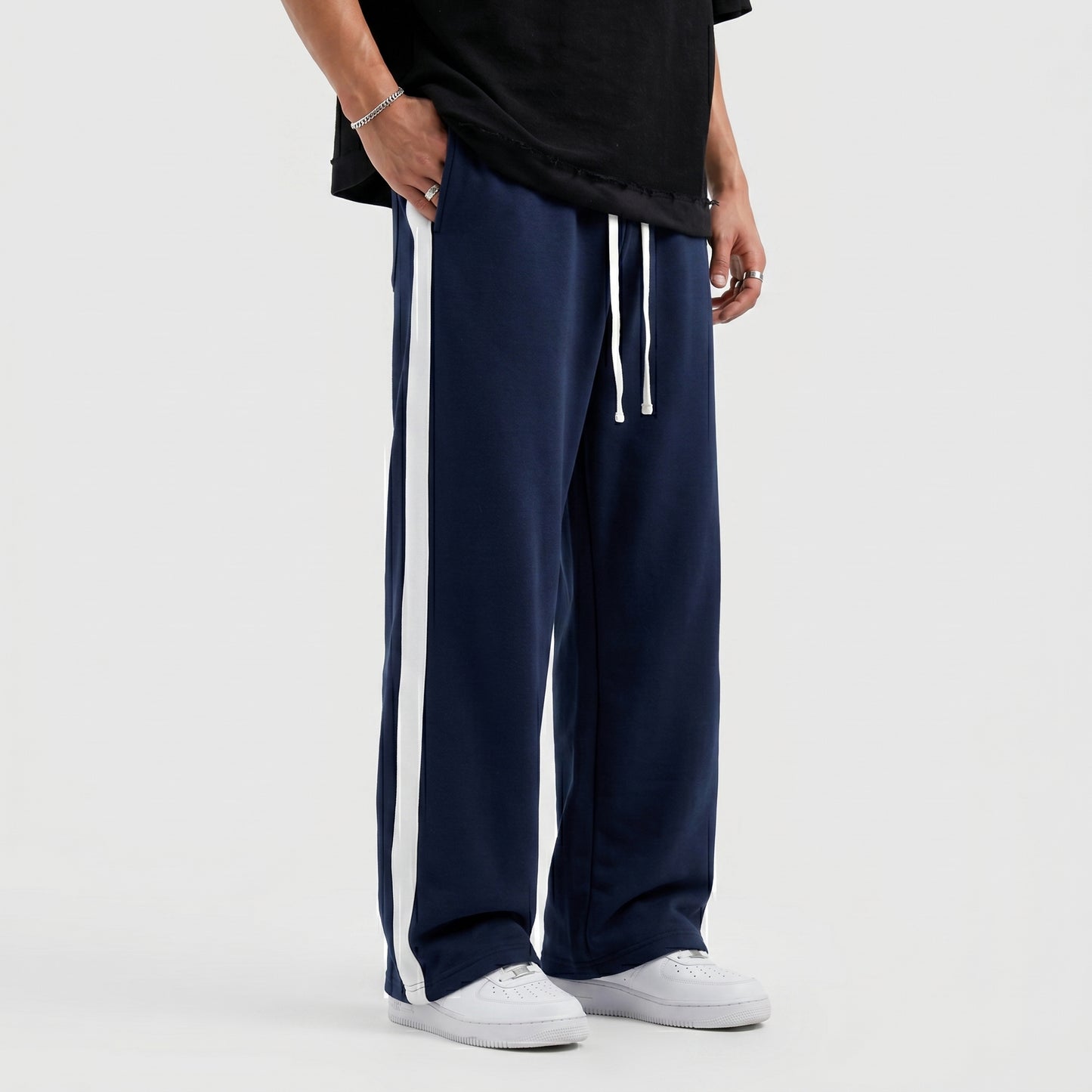 Side Panel Trouser - Navyblue