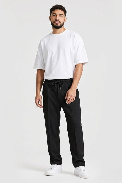 Black Pleated Trouser
