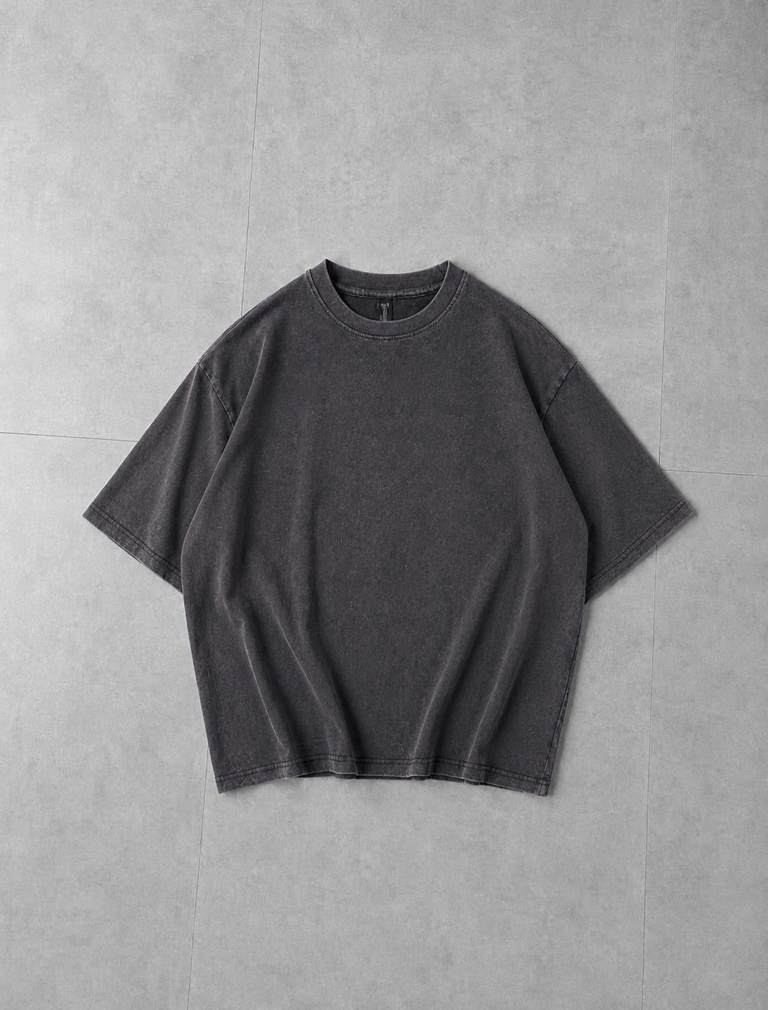 Midnight Ash Acid Wash Tee