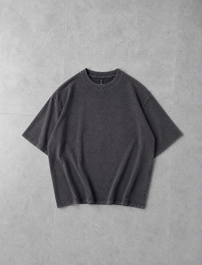Midnight Ash Acid Wash Tee