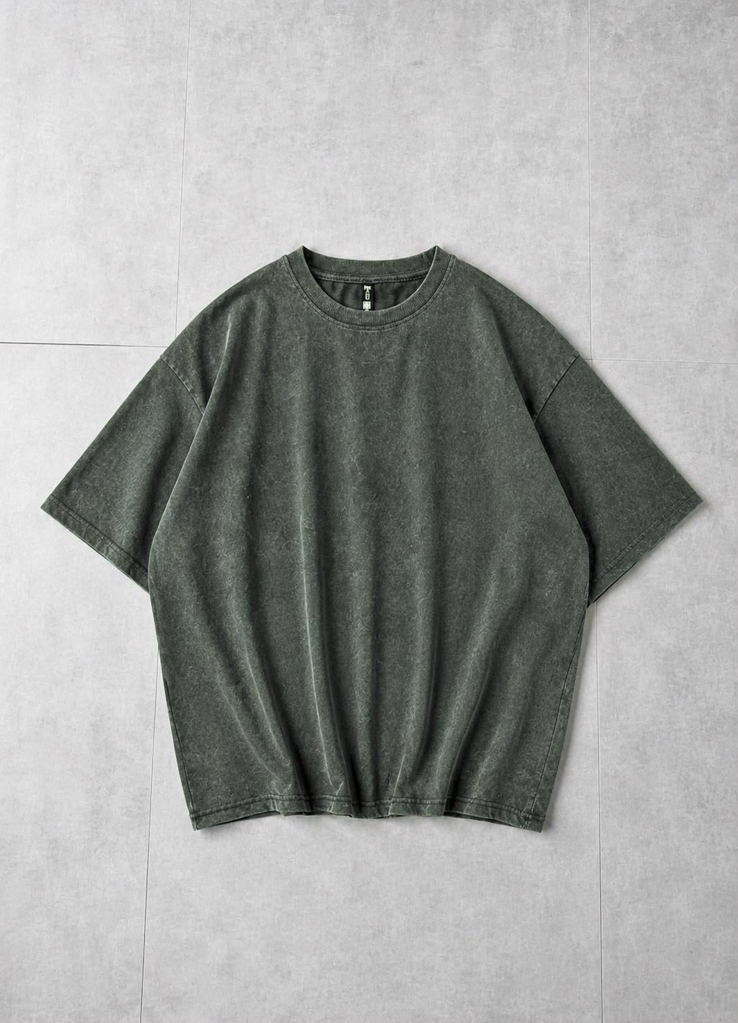 Vintage Moss Acid Wash Tee