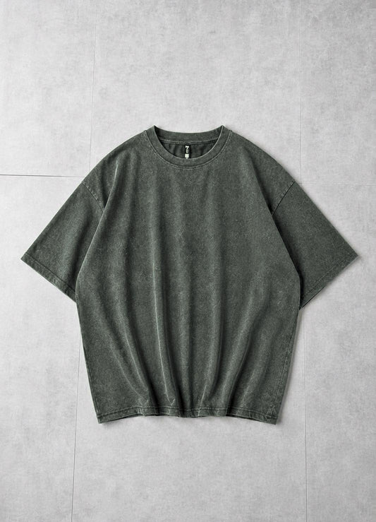Vintage Moss Acid Wash Tee