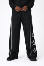 Star Baggy Trouser - Black