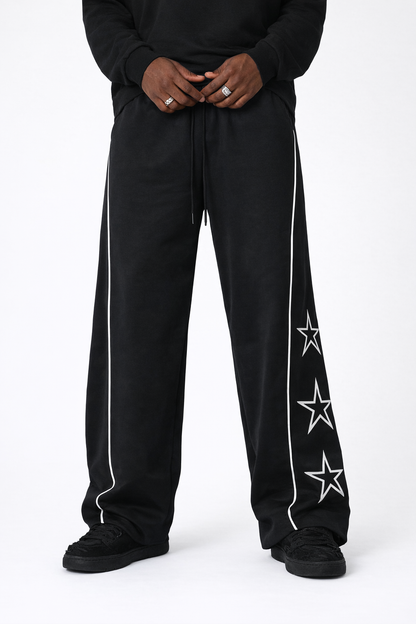 Star Baggy Trouser - Black