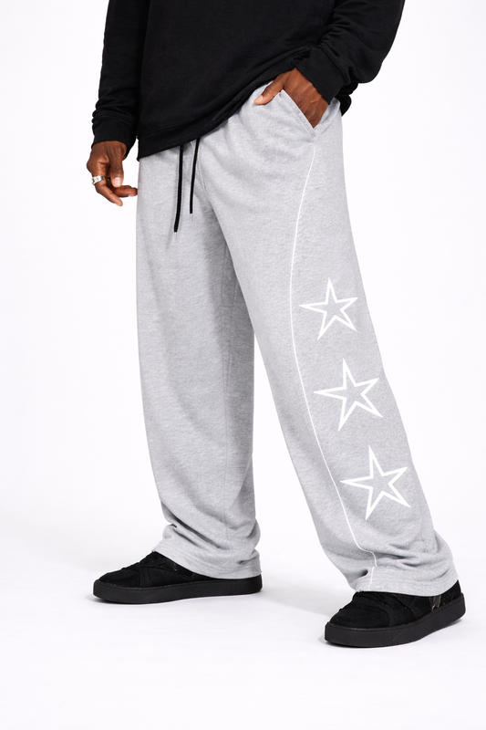 Star Baggy Trouser - Grey