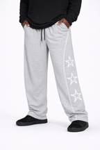 Star Baggy Trouser - Grey