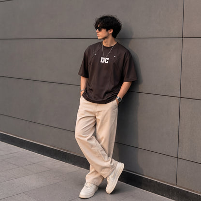 DC Oversized Tee - Brown