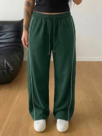 Classic Stripe Trouser - Emerald Forest