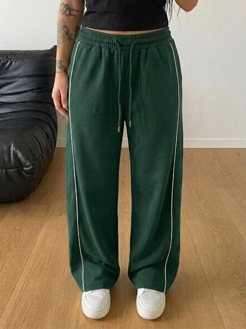 Classic Stripe Trouser - Emerald Forest