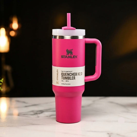 Stanley Quencher H2.0 – Hot Pink (30 oz) Tumbler