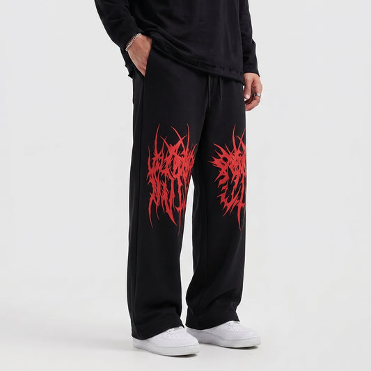 Inferno Spiky Graphic Trousers