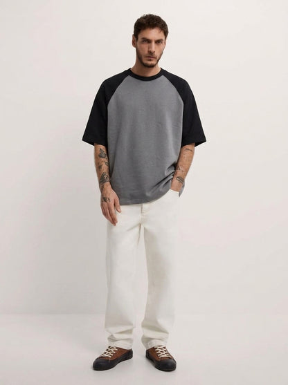 Raglan Dropshoulder Tshirt - Steel Grey