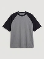 Raglan Dropshoulder Tshirt - Steel Grey