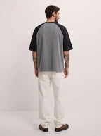 Raglan Dropshoulder Tshirt - Steel Grey