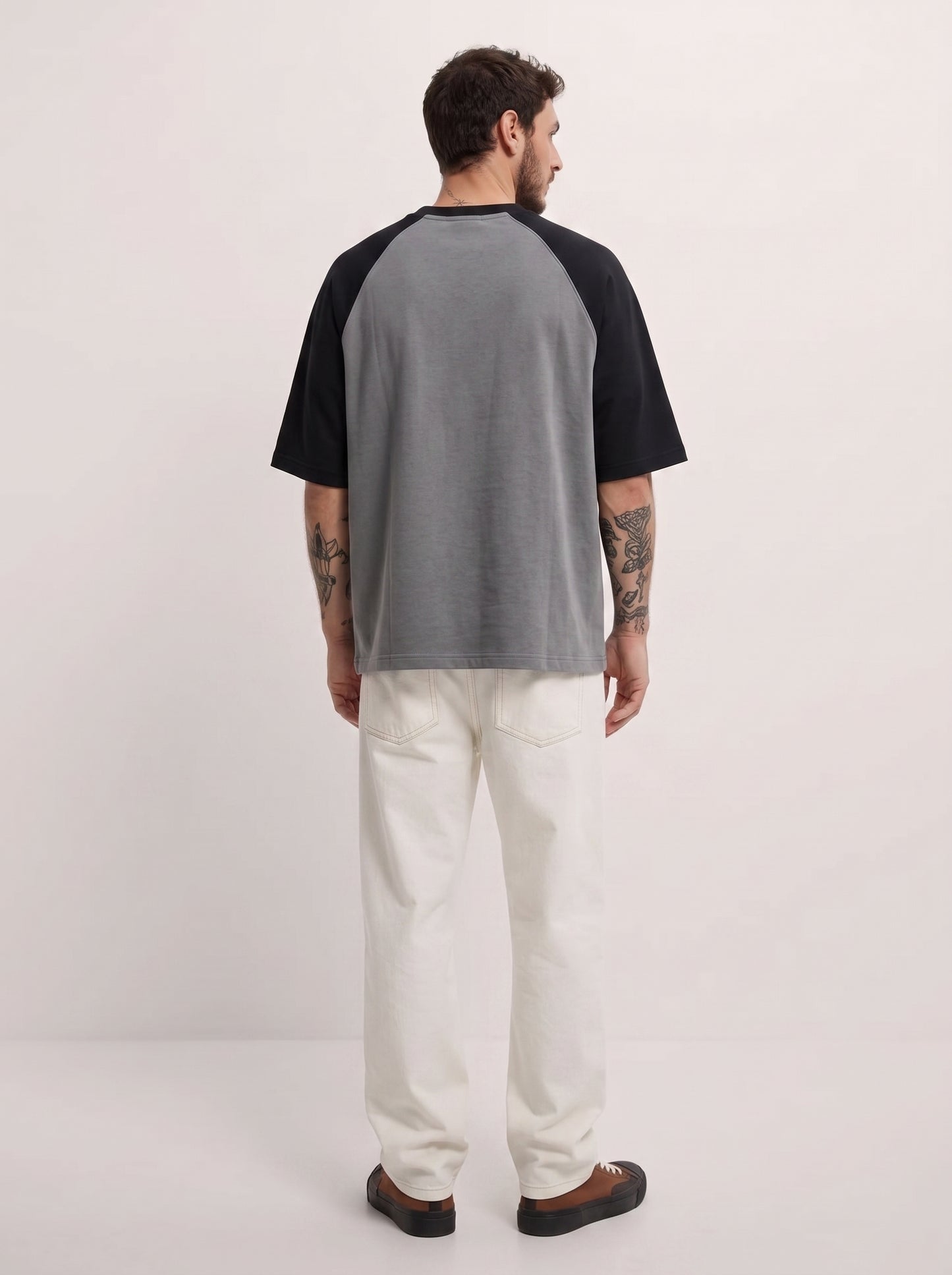 Raglan Dropshoulder Tshirt - Steel Grey
