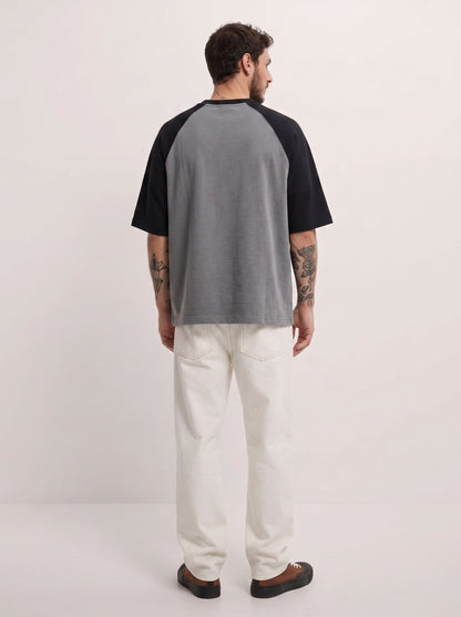 Raglan Dropshoulder Tshirt - Steel Grey