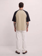 Raglan Dropshoulder Tshirt - Cream