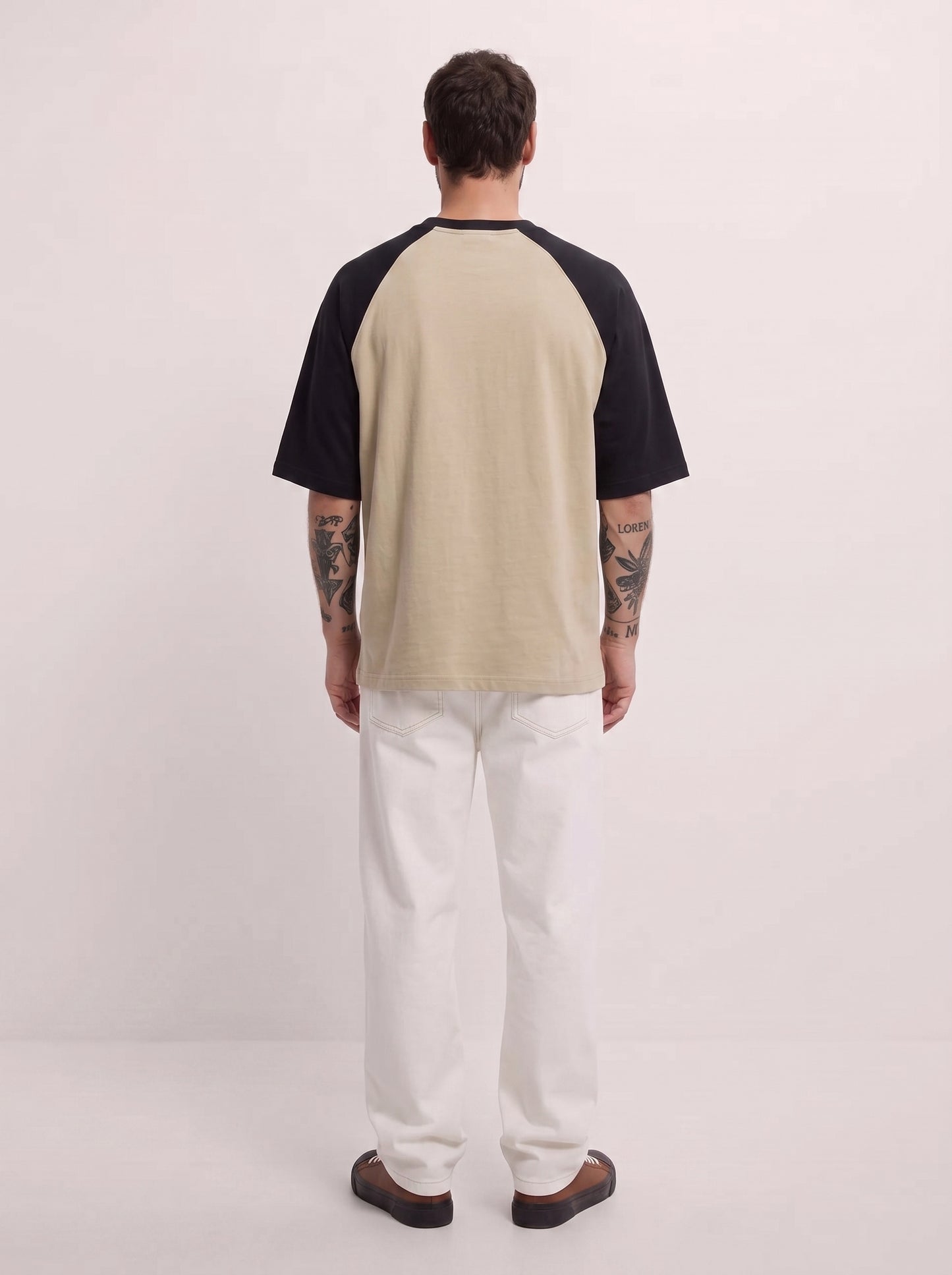 Raglan Dropshoulder Tshirt - Cream