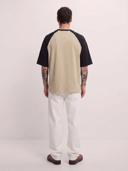 Raglan Dropshoulder Tshirt - Cream