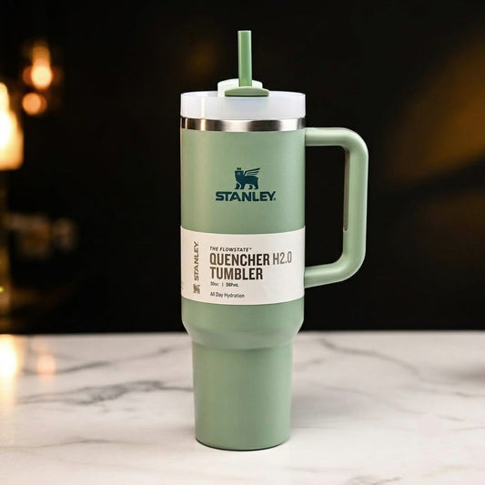 Stanley Quencher H2.0 – Sage Green (30 oz) Tumbler