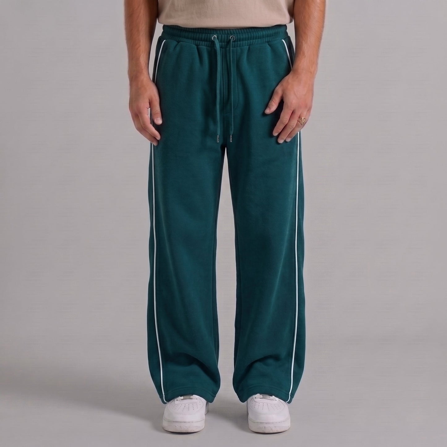 Classic Stripe Trouser - Teal