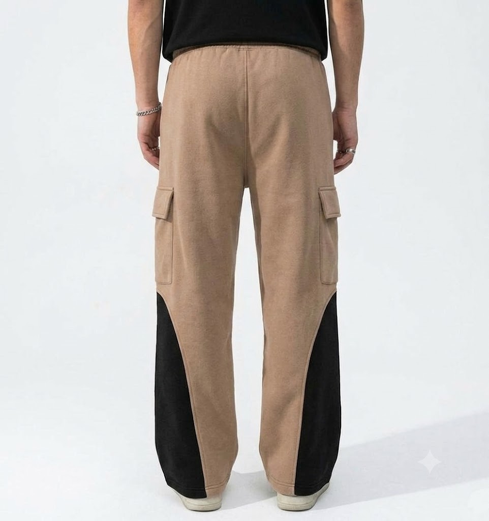 Edge Panel Cargo Trouser - Coffee