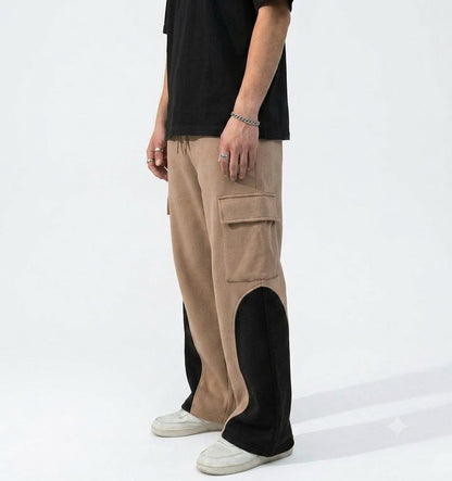 Edge Panel Cargo Trouser - Coffee