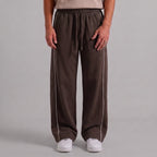 Classic Stripe Trouser - Cocoa Brown