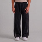Classic Stripe Trouser - Midnight Black