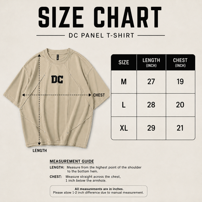 DC Oversized Tee - Brown